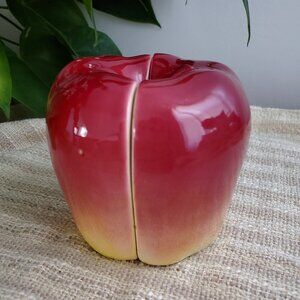 Vintage Otagiri Salt & Pepper Shakers Apple Shaped Shakers 1984 Japan